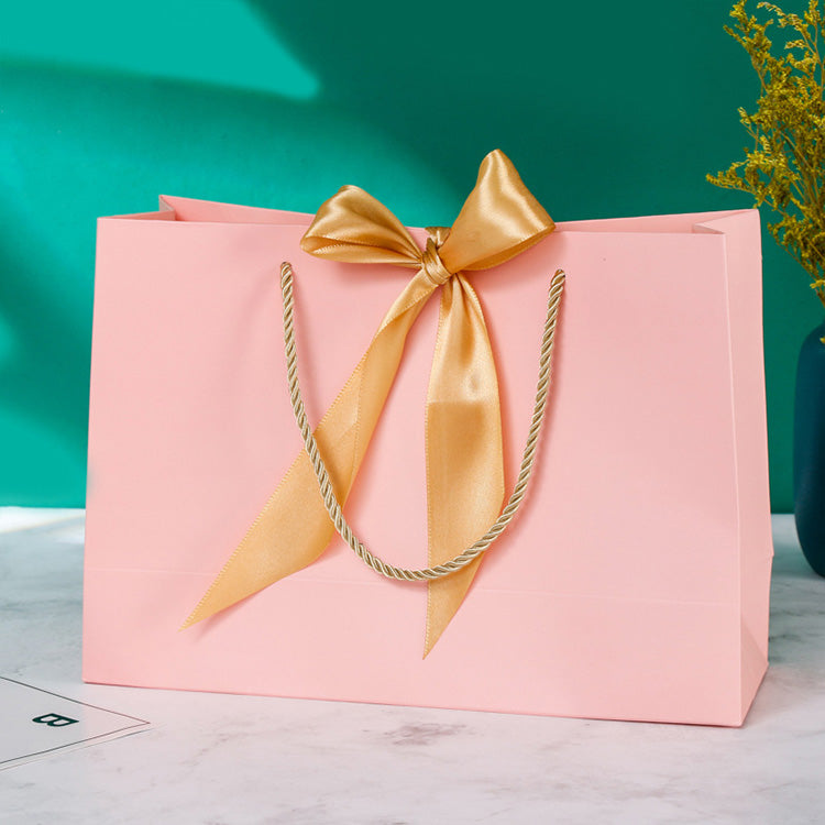 Customize Hot Stamping Logo Paper Bags For Gift