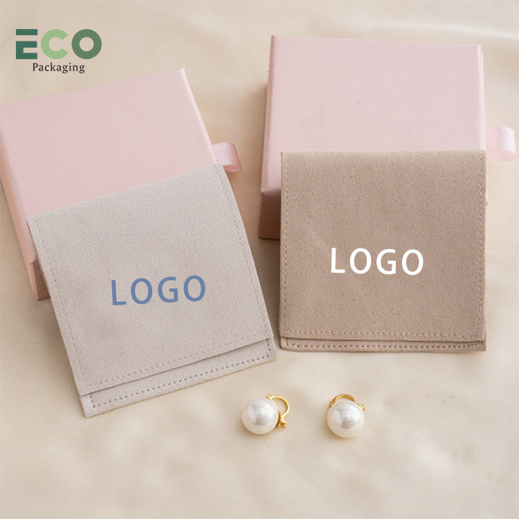 Accept Small Order Custom Logo Jewelry Pouch Bags