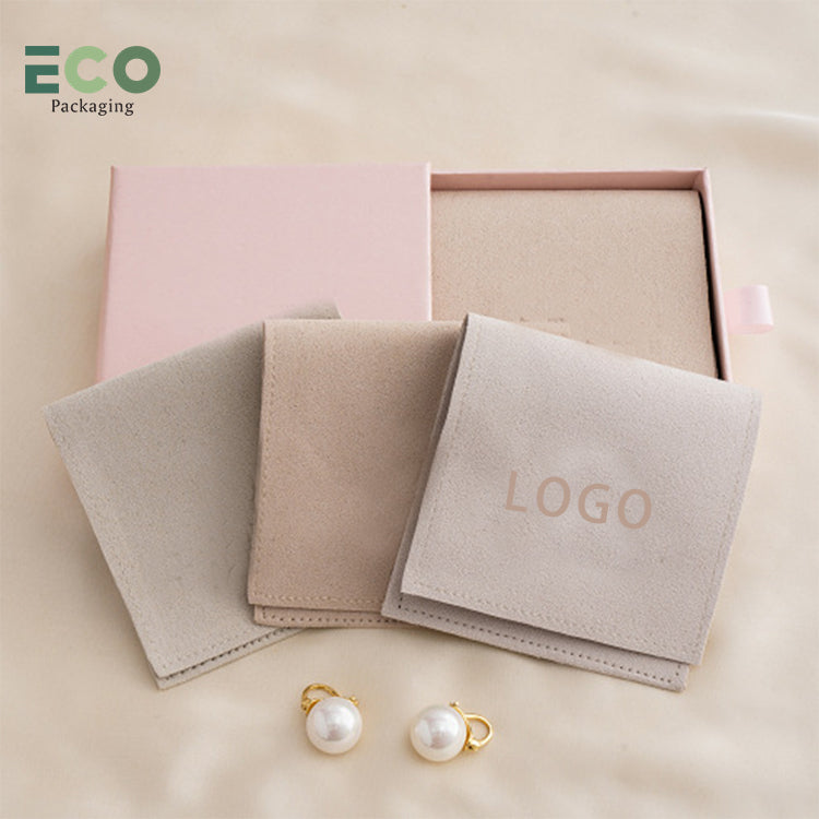 Accept Small Order Custom Logo Jewelry Pouch Bags