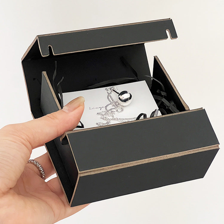 Eco-friendly Two Pieces Foldable Packaging For Jewelry Business
