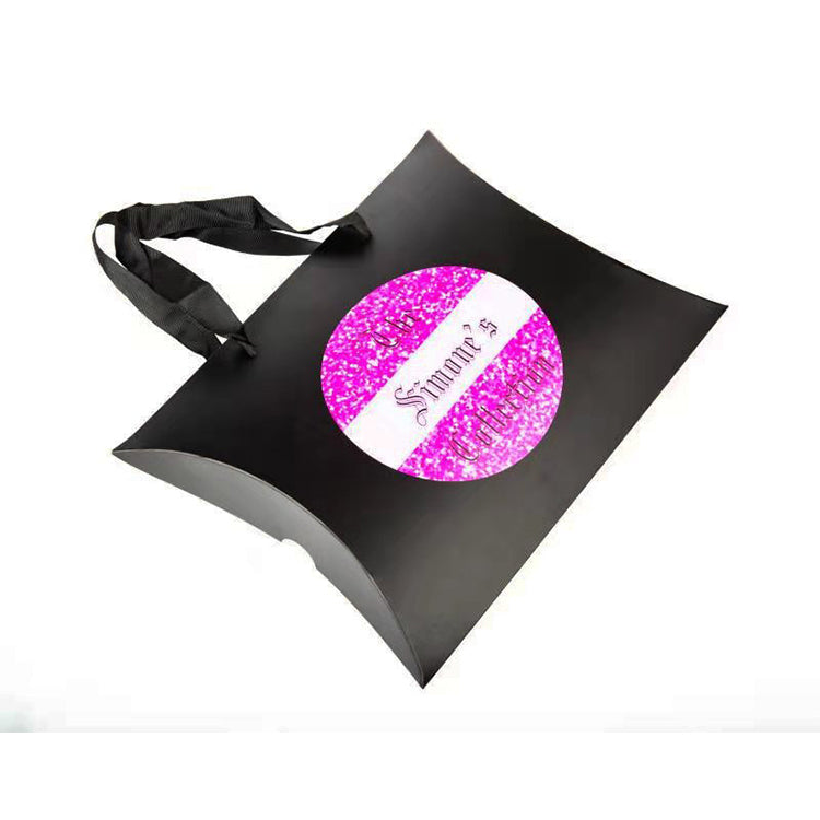 Customized Sample Fee Cardstock Pillow Boxes for Wigs