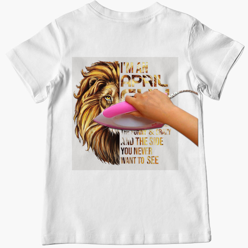 10 Sheets UV DTF Heat Transfer Stickers For Apparel