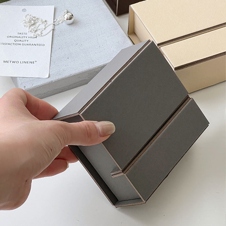 Eco-friendly Two Pieces Foldable Packaging For Jewelry Business