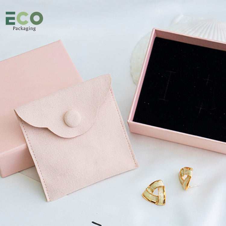 Micro Fiber Jewelry Storage Pouch Bags with one color logo