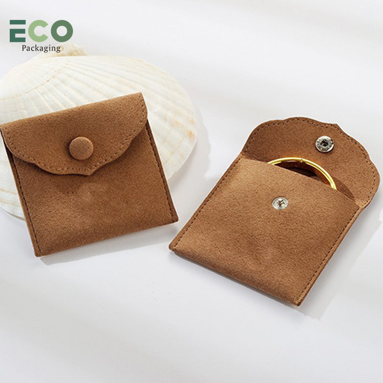 Micro Fiber Jewelry Storage Pouch Bags with one color logo