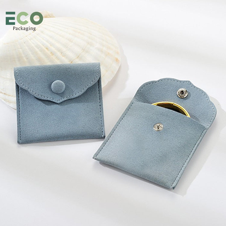 Micro Fiber Jewelry Storage Pouch Bags with one color logo