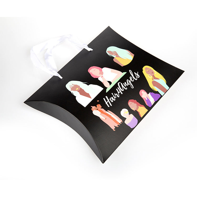 Customized Sample Fee Cardstock Pillow Boxes for Wigs
