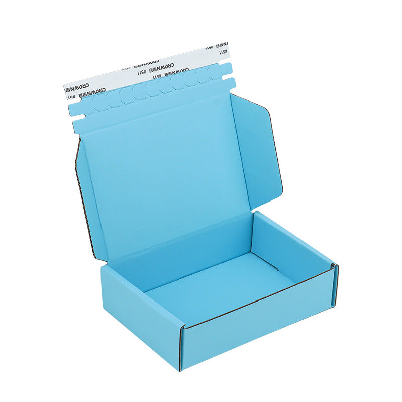 E-Flute Zipper Corrugated Mailer Paper Boxes