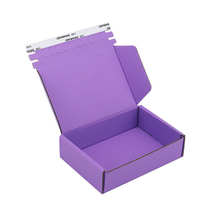 E-Flute Zipper Corrugated Mailer Paper Boxes