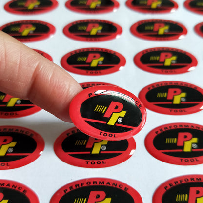 Custom 3D Round Label Waterproof Drip Adhesive Sticker