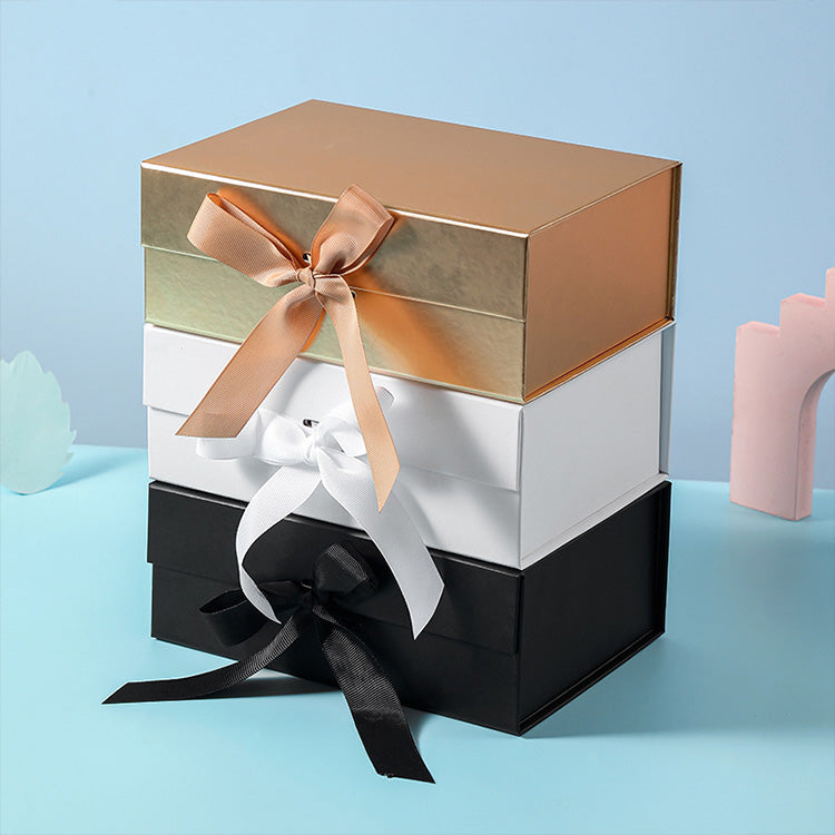 Foldable Magnetically Rigid Gift Boxes