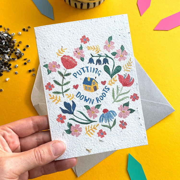 Customize Blooming Seed Paper Cards