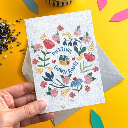 Customize Blooming Seed Paper Cards