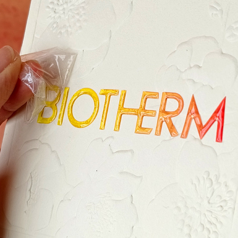 3D Resin Drop Epoxy UV DTF Stickers