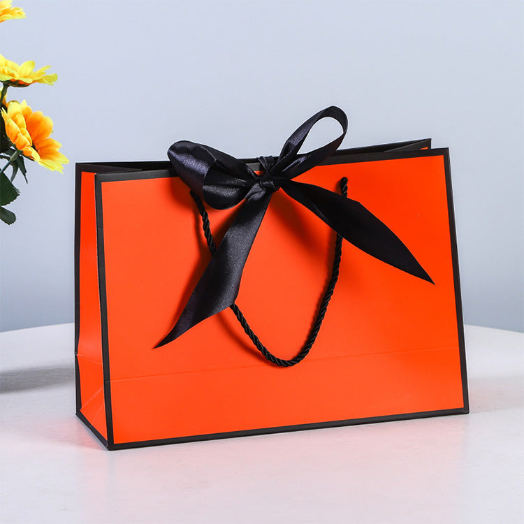 Customize Hot Stamping Logo Paper Bags For Gift