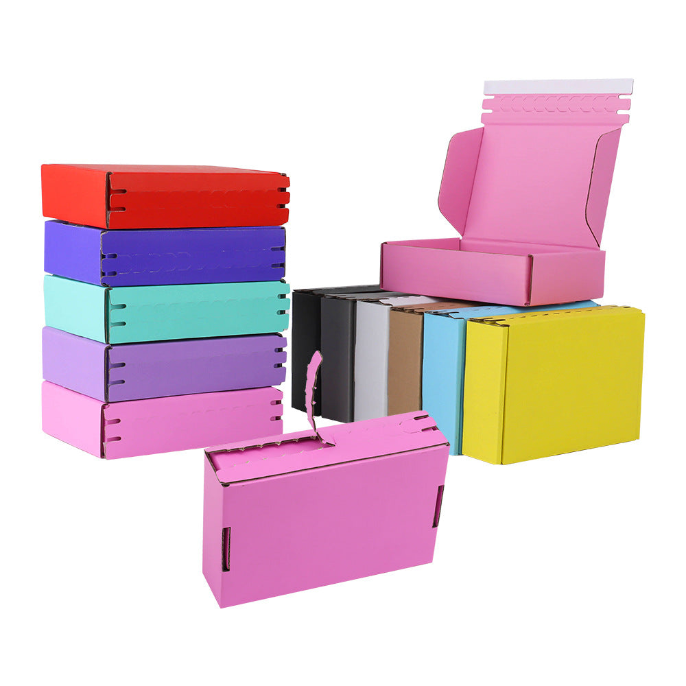 E-Flute Zipper Corrugated Mailer Paper Boxes