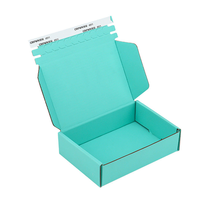 E-Flute Zipper Corrugated Mailer Paper Boxes