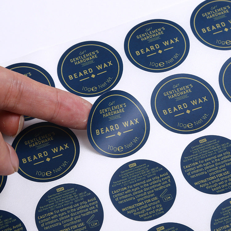 Full Color Laminated Coated Paper Stickers – ECO Packaging Factory