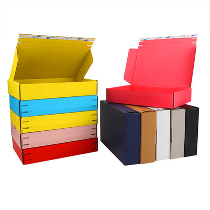 E-Flute Zipper Corrugated Mailer Paper Boxes