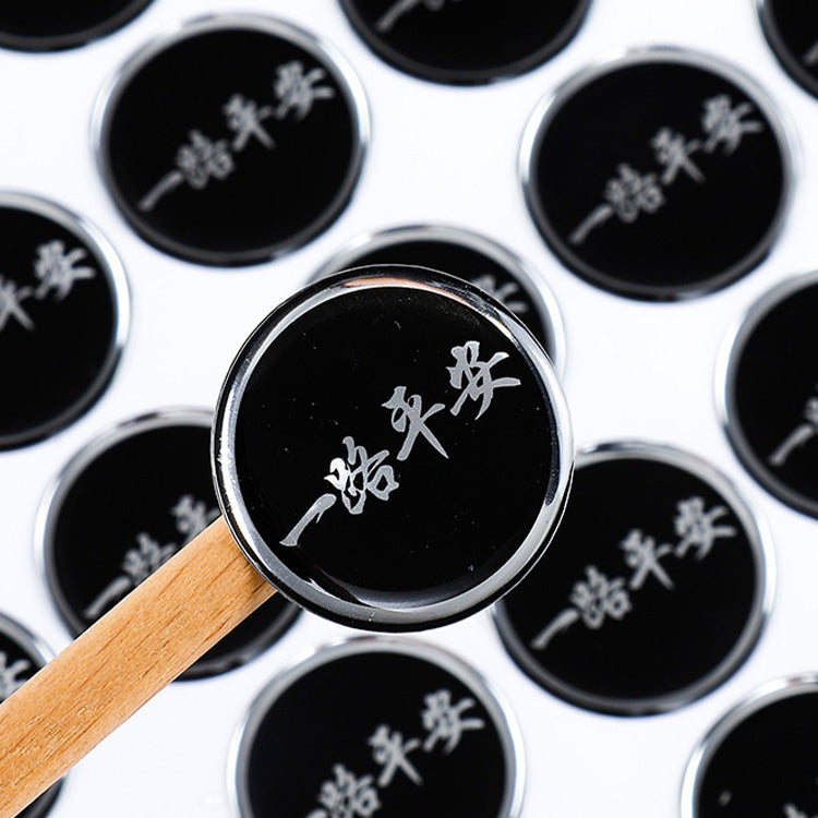 Custom 3D Round Label Waterproof Drip Adhesive Sticker