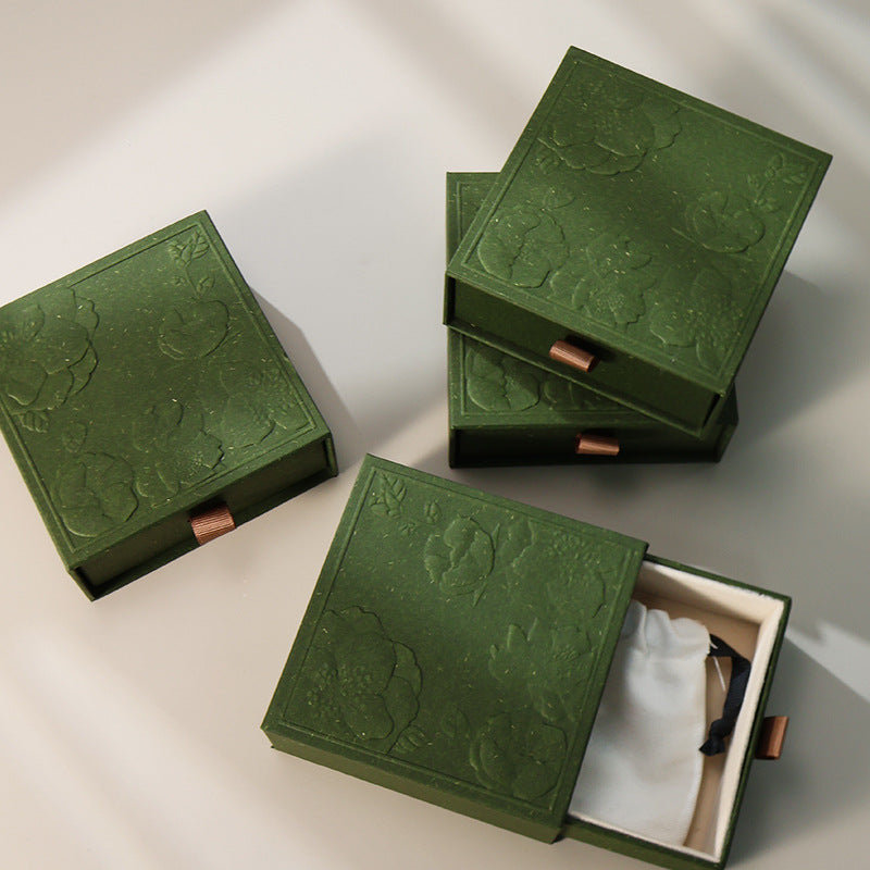 Luxury Embossed Jewelry Drawer Boxes | Custom Branded Packaging