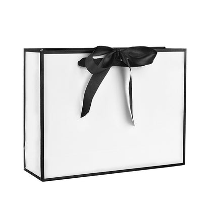 Customization White Paper Gift Bags With Ribbon Wholesale