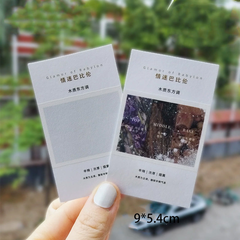 Custom Reusable Water-Activated Scent Test Papers with Low MOQ