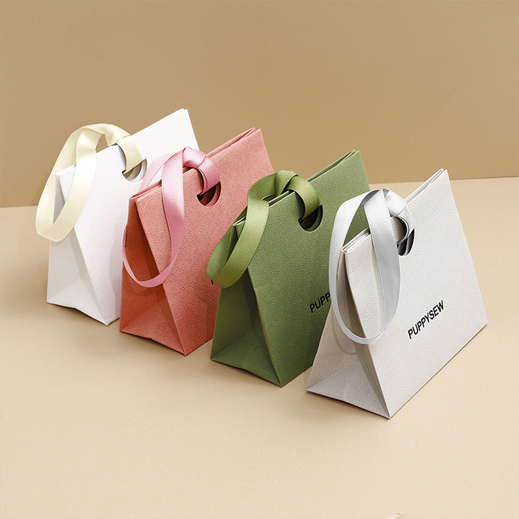 Specialty Paper Jewelry Gift Bags LOW MOQ