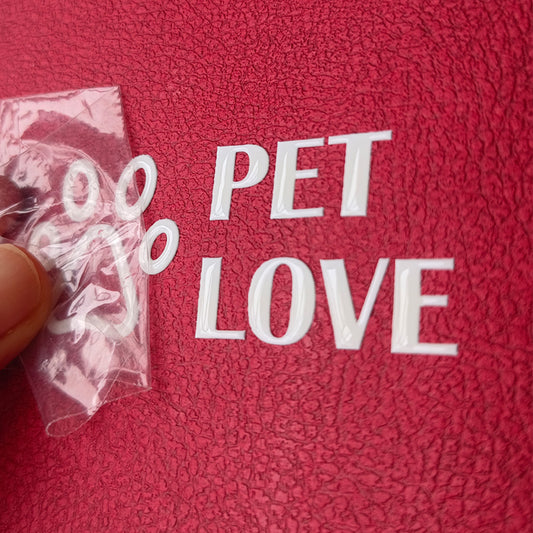 3D Resin Drop Epoxy UV DTF Stickers