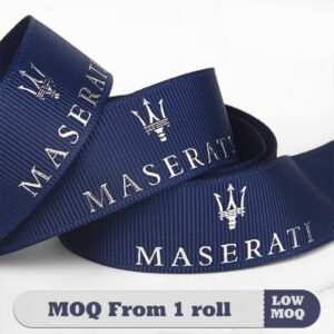Custom Grosgrain Threaded Ribbon for Gift Packaging